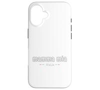 Funny Italia Mamma Mia Drapeau Italien Coque pour iPhone 16
