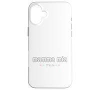 Funny Italia Mamma Mia Drapeau Italien Coque pour iPhone 16 Plus