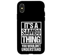 Funny It's A Sambo Thing You Wouldn't Understand Fan/Fighter Coque pour iPhone X/XS