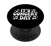 Funny Its Concert Day Saying Music Lover PopSockets PopGrip Adhésif