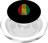 Funny It's in My DNA Drapeau de Guinée Empreinte Digitale PopSockets PopGrip pour MagSafe