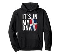Funny It's in My DNA Drapeau de la République Dominicaine Sweat à Capuche