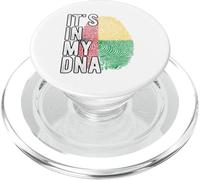 Funny it's in my DNA Drapeau Guinée Bissau Empreinte digitale PopSockets PopGrip pour MagSafe
