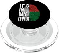 Funny It's in My DNA Drapeau Madagascar Empreinte Digitale PopSockets PopGrip pour MagSafe