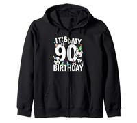 Funny Its My 90th Birthday Chapeaux de Football 90 Ans Sweat à Capuche
