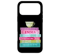 Funny Jane Austen Livre pour Fans de thé Vintage littéraire Coque pour iPhone 17 Pro Max