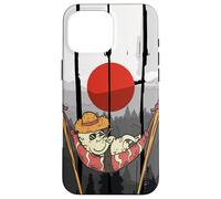 Funny Japan Nature Pattern for Vacation with Sleeping Sushi Coque pour iPhone 16 Pro Max