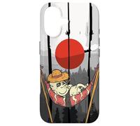 Funny Japan Nature Pattern for Vacation with Sleeping Sushi Coque pour iPhone 17