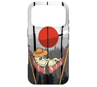 Funny Japan Nature Pattern for Vacation with Sleeping Sushi Coque pour iPhone 17 Pro