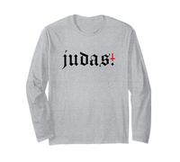 Funny Jesus Betrayal Satanic Upside Down Cross - Judas! Manche Longue