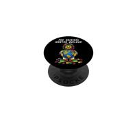 Funny Jesus Christian Faith The Original Master Builder PopSockets PopGrip Adhésif