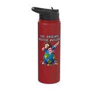 Funny Jesus Dab The Original Master Builder Christian Faith Stainless Steel Insulated Water Bottle