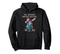 Funny Jesus Dab The Original Master Builder Christian Faith Sweat à Capuche