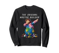 Funny Jesus Dab The Original Master Builder Christian Faith Sweatshirt