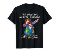 Funny Jesus Dab The Original Master Builder Christian Faith T-Shirt