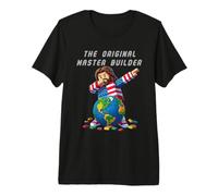 Funny Jesus Dab The Original Master Builder Christian Faith T-Shirt Haut de Gamme