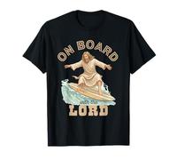 Funny Jesus Surf as Walking on Water with The Lord Christ T-Shirt