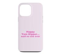 Funny Jewish Happy Yom Kippour Rose Coque pour iPhone 13 Pro Max