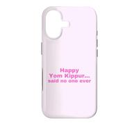 Funny Jewish Happy Yom Kippour Rose Coque pour iPhone 17