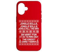 Funny Jingle Bills Christmas Recession Inflation Economy Coque pour iPhone 16