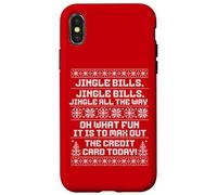 Funny Jingle Bills Christmas Recession Inflation Economy Coque pour iPhone X/XS