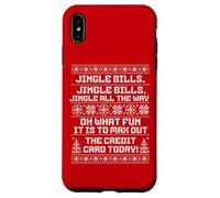 Funny Jingle Bills Christmas Recession Inflation Economy Coque pour iPhone XS Max