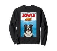 Funny Jowls Thanksgiving Border Collie and Turkey Sweatshirt