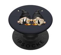 Funny Judge Matching Garden Gnomes for Best Lawyer Couple PopSockets PopGrip Adhésif