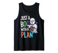 Funny Just A Boo With A Plan Cute Halloween Débardeur