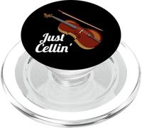 Funny Just Cellin Violoncelle Violoncelle PopSockets PopGrip pour MagSafe