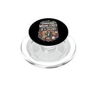 Funny Karaoke Party Singing Wrong Lyrics with Confidence PopSockets PopGrip pour MagSafe