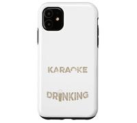 Funny Karaoke Singer Bar Music Lover Singing Drinking Bar Coque pour iPhone 11