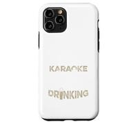 Funny Karaoke Singer Bar Music Lover Singing Drinking Bar Coque pour iPhone 11 Pro
