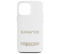 Funny Karaoke Singer Bar Music Lover Singing Drinking Bar Coque pour iPhone 13 Pro Max