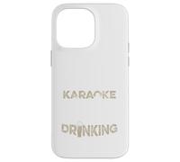 Funny Karaoke Singer Bar Music Lover Singing Drinking Bar Coque pour iPhone 14 Pro Max
