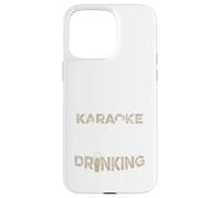 Funny Karaoke Singer Bar Music Lover Singing Drinking Bar Coque pour iPhone 15 Pro Max