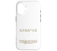 Funny Karaoke Singer Bar Music Lover Singing Drinking Bar Coque pour iPhone 16