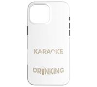 Funny Karaoke Singer Bar Music Lover Singing Drinking Bar Coque pour iPhone 16 Pro Max