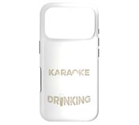 Funny Karaoke Singer Bar Music Lover Singing Drinking Bar Coque pour iPhone 17 Pro