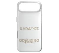 Funny Karaoke Singer Bar Music Lover Singing Drinking Bar Coque pour iPhone Air
