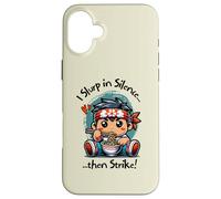Funny Karaté Ramen Boy, I Slurp in Silence Then Strike! Coque pour iPhone 16 Plus