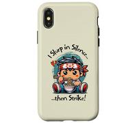 Funny Karaté Ramen Boy, I Slurp in Silence Then Strike! Coque pour iPhone X/XS
