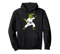 Funny Karatesaurus T-Rex Dinosaur Karate Samurai Design Sweat à Capuche