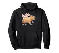 Funny Kawaii Axolotl and Capybara Lover Kids Girls Men Women Sweat à Capuche