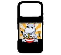 Funny Kawaii Girls Boys Mens Womens Kids Ramen Hippo Lover Coque pour iPhone 17 Pro