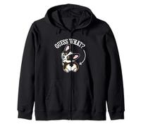Funny Kawaii Guess What Butt Black Tricolor Corgi Lover Sweat à Capuche