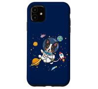 Funny Kawaii Kids Boys Space Astronaut Rat Terrier Lover Coque pour iPhone 11