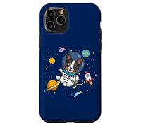 Funny Kawaii Kids Boys Space Astronaut Rat Terrier Lover Coque pour iPhone 11 Pro