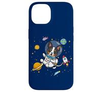 Funny Kawaii Kids Boys Space Astronaut Rat Terrier Lover Coque pour iPhone 14
