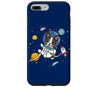 Funny Kawaii Kids Boys Space Astronaut Rat Terrier Lover Coque pour iPhone 7 Plus/8 Plus